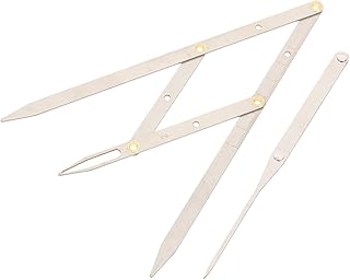 LALAFINA 3 Pçs Escala De Segunda Geração Modelo De Modelagem De Sobrancelha Kit Tesoura De Sobrancelha Estêncil Régua De Linha De Sobrancelha Microblading Ferramenta De Medição Régua De