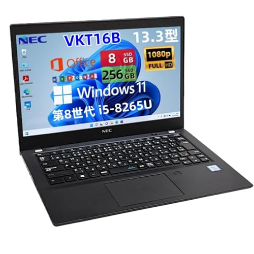 yςݕizNEC m[gp\R VersaPro VKT16B 13.3^FHD 8 Core i5 CPU 8GBESSD256GB windows11&office 2019 y rWlXm[gPC WIFI/HDMI/