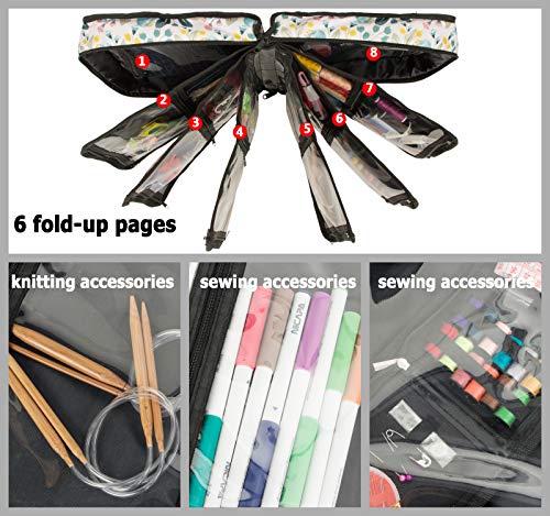Image of PACMAXI Sewing Accessories Storage Carrying Bag, Knitting, Craft Tools