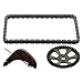 Produktbild febi bilstein 33935 Steuerkettensatz / Steuerkette mit Kettenspanner und Kettenrad für Ölpumpe , Kettengliederanzahl 86, 1 Stück