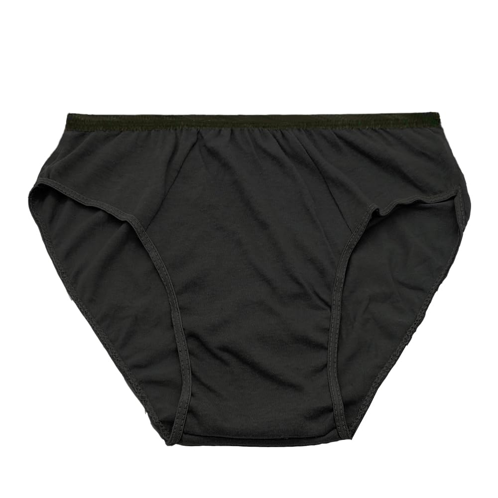 STARLYMens Cotton Disposable Underwear Travel Panties handy Briefs for Fitness Grey Gray/White/Black (10pcs)