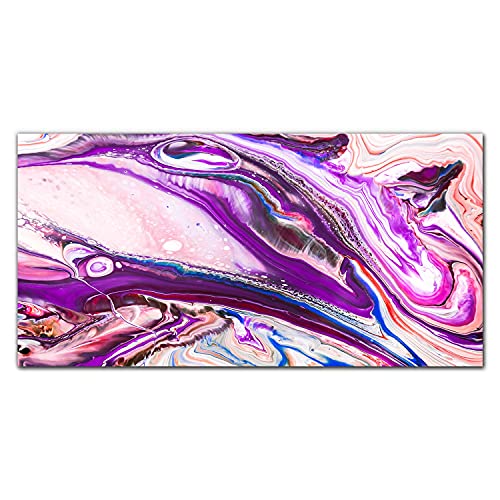 Décoration murale verre acrylique pour salon moderne motif ovale