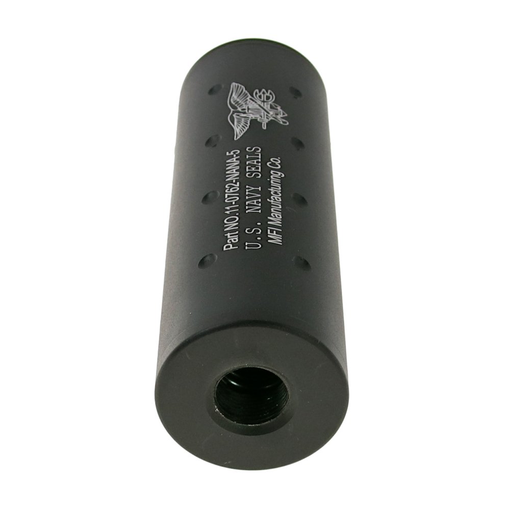 OpTacs FMA Schalldämpfer Navy 107MM BK Silencer 14mm für Softair Pistolen und Airsoft Gewehre