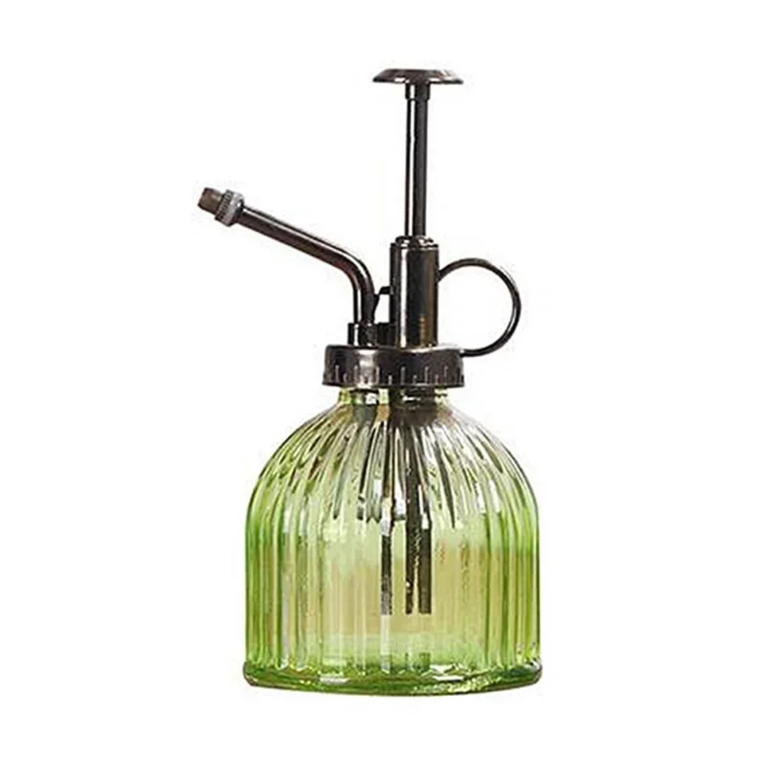 1PC 300Ml Plant Flower Glass Garden Waterer Mister Water Cans Spray Irrigation for Plants(Green)