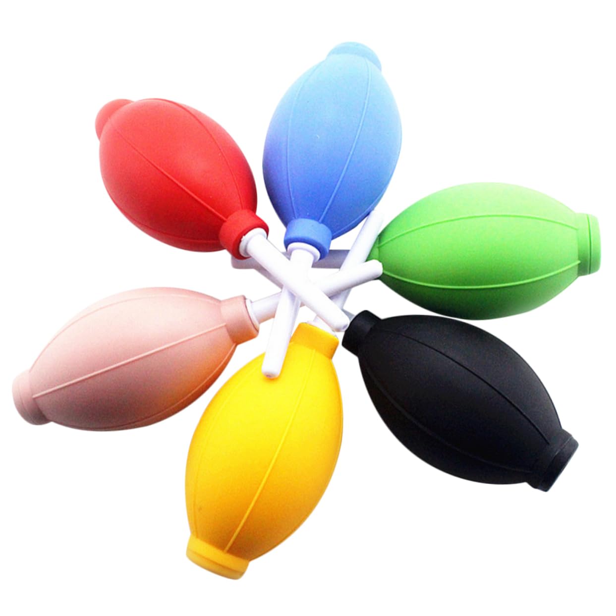 HOMSFOU Sensor Cleaning Kit 12 Pcs Cleaning Ball Blower Lens Blower s Cleaner Device Cleaning Tools Eyelashes Extension Cleaners Rocket Blower Computer New TPE Material
