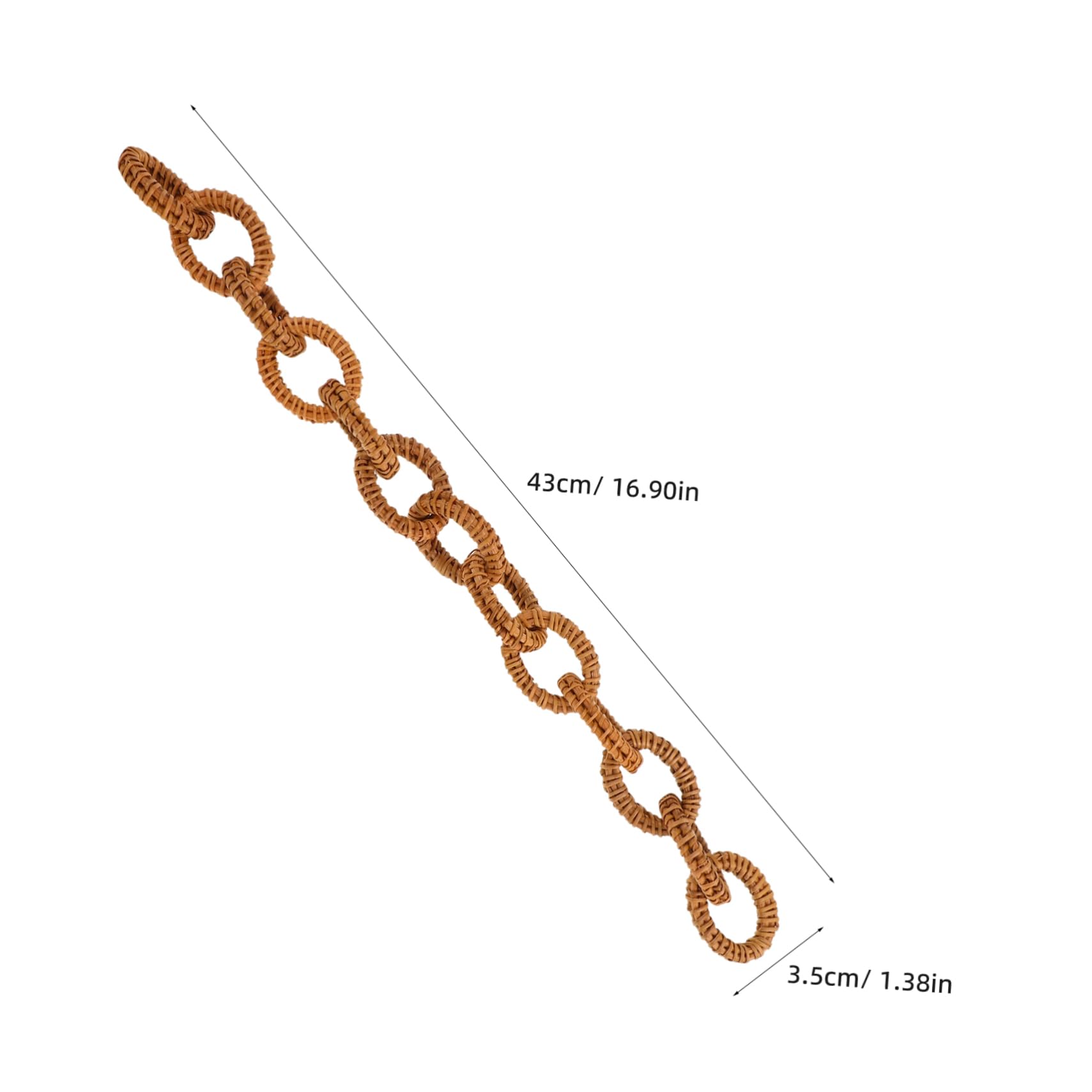 Amazon.com: Garneck Rattan Woven Chain Decor Rustic Rattan Chain Link for  Farmhouse Coffee Table Decoration Unique Handcrafted Design for Home Bar  and Restaurant Accents : Home & Kitchen
