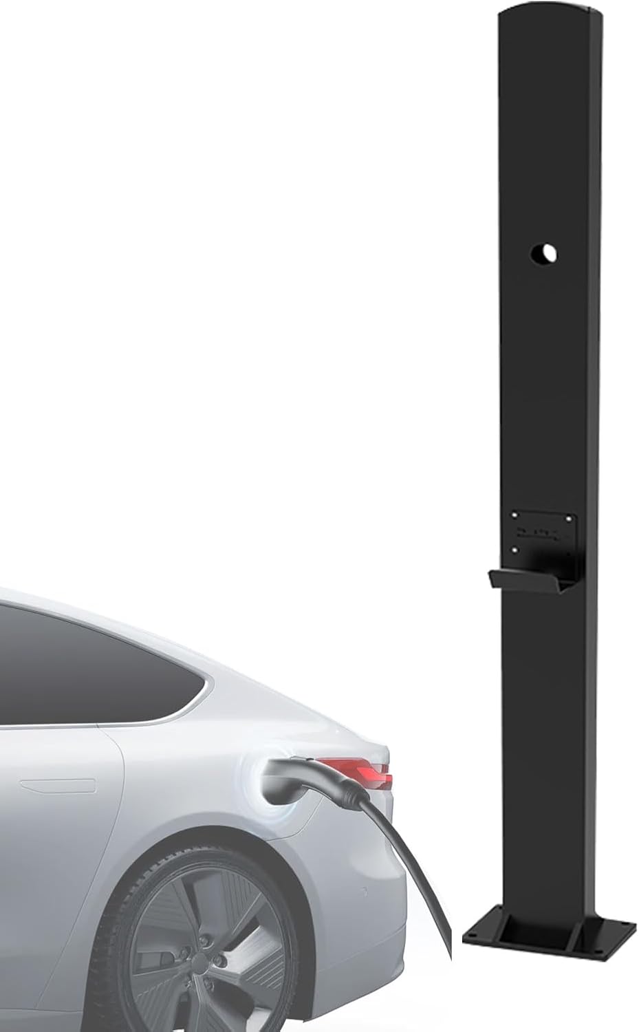 Pedestal-Mounted EV Charging Station - Compact Electric Vehicle Charger with Reserved Wire Hole, Compatible with Most Charging Piles, Ideal for New Energy Vehicles