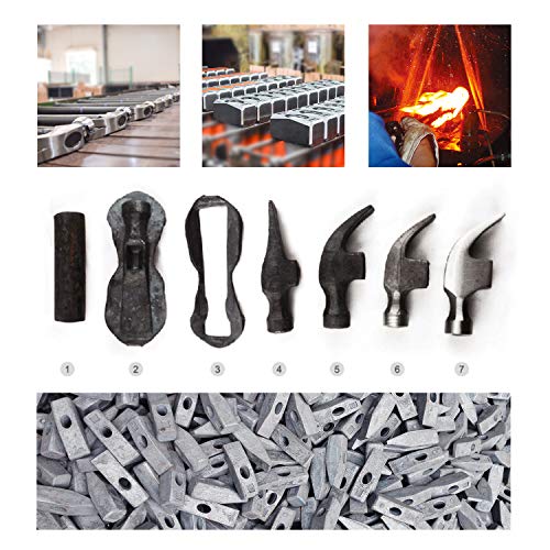 T Topbuilt Fiberglass Handle Ball Peen Hammer With Forged Steel Construction And Shock Resistant Non Slip Handle (24 Oz) #TOP5