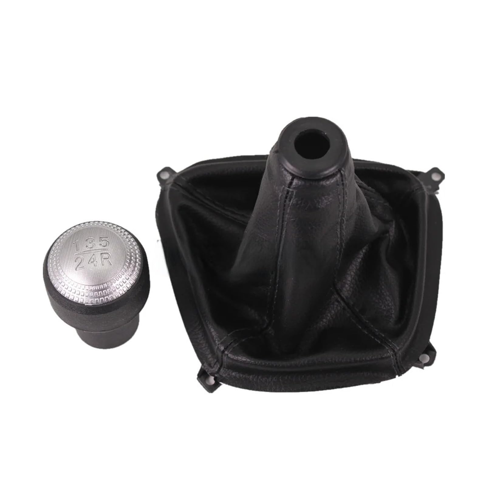 Jsyalmslw 5 Speed Knob Boot For Hyundai For Tucson 2004-2009 Shift Lever Knob Replacement