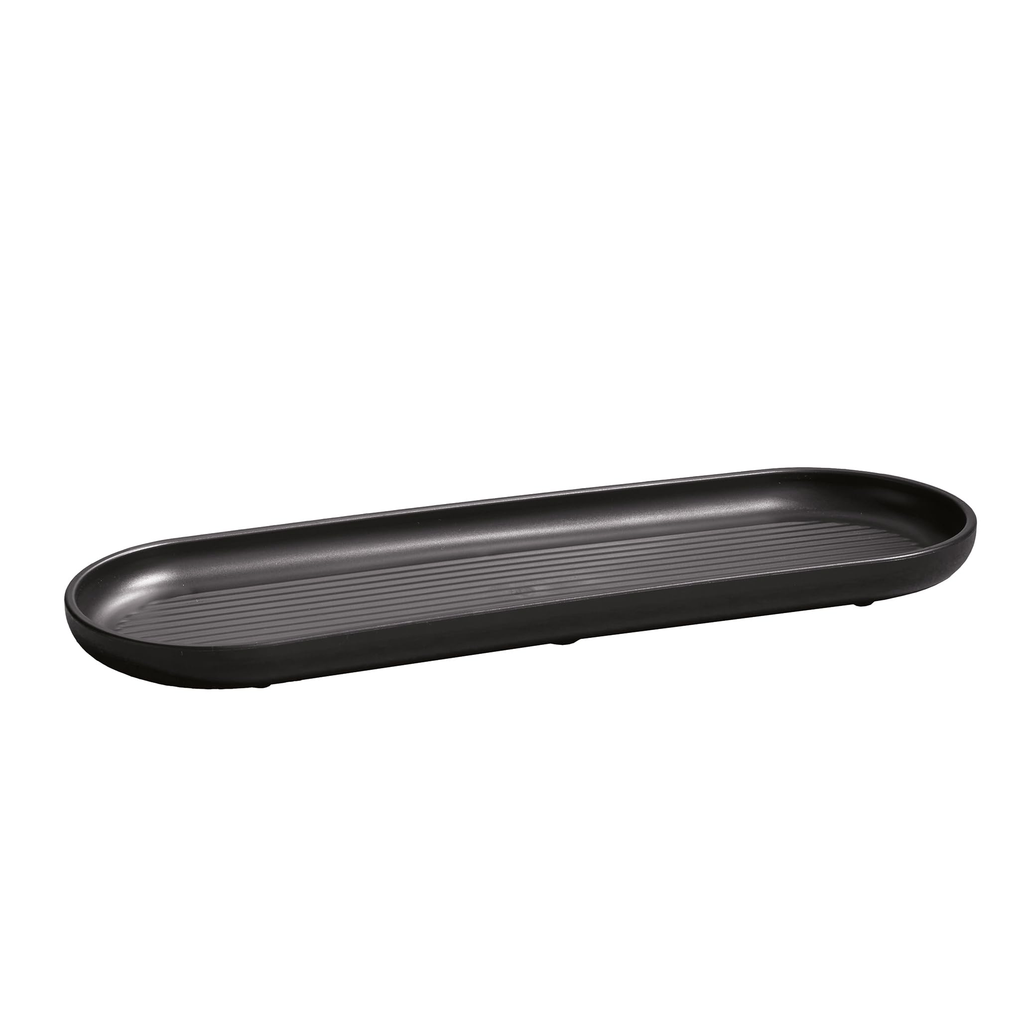 ReBorn Recycled Bathroom Storage Tray - Black - Pack of 2