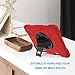 iPad Pro 11 Case 2021 3rd Generation, Military Grade [15ft Drop Tested] Shockproof Protective Silicone Cover for iPad 11 Inch 2nd Gen 2020/2018 - Stand+ Handle+ Shoulder Strap(Red)