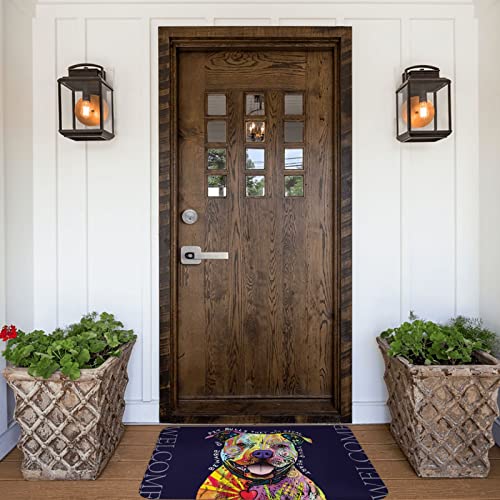 Tapis entrée pitbull décoratif pour protéger le sol chaud - 5