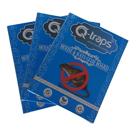 Qtraps Extra Large 12" X 6" Mouse & Rat Trap – Non Toxic, No Touch, Sticky Glue Pads Catch, Kill & Contain Mice, Rats & Small Rodents & Pests – Boards are Safe for Indoor or Outside Use - Pack of 3