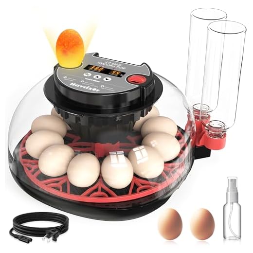 HavRixor 12 Egg Incubator with Automatic Features