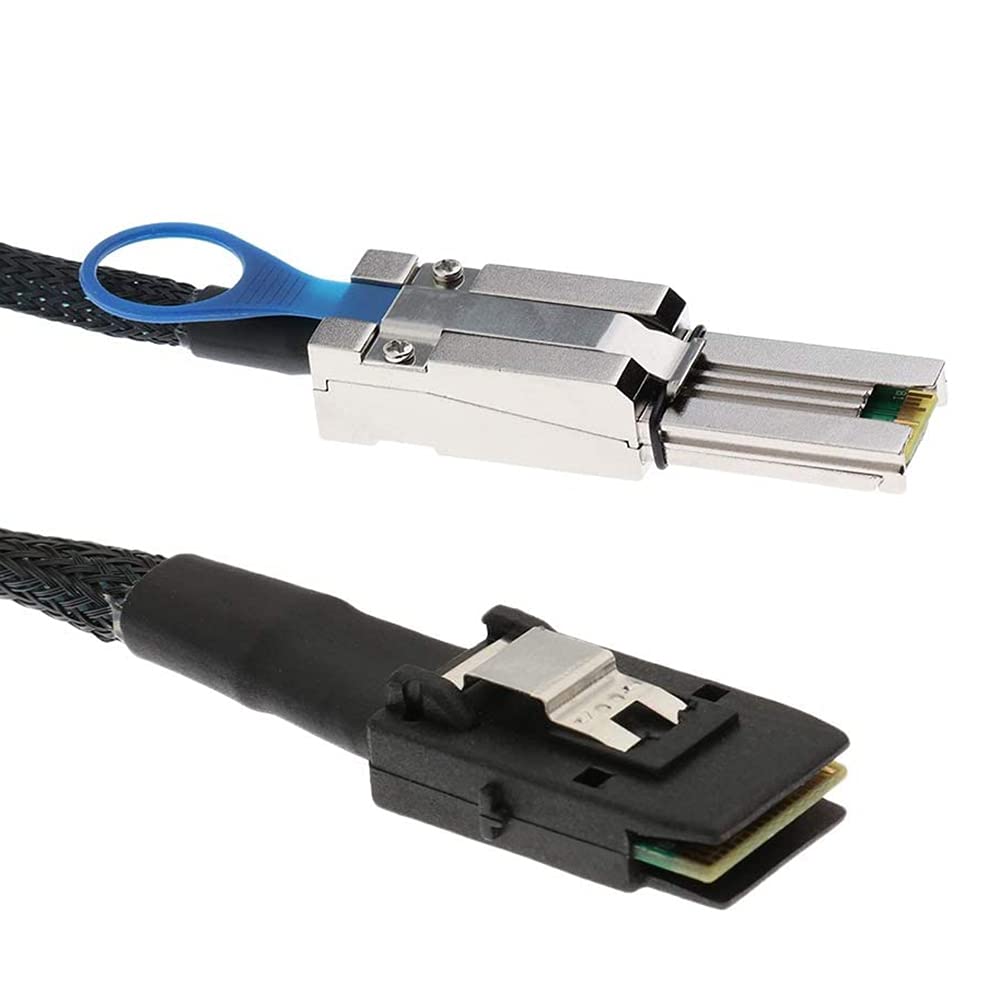 Kabel przejściowy do MINI 36PIN SFF-8644 na SFF-8087 kabel serwerowy 12 Gb/s 3,33 TF/1 m