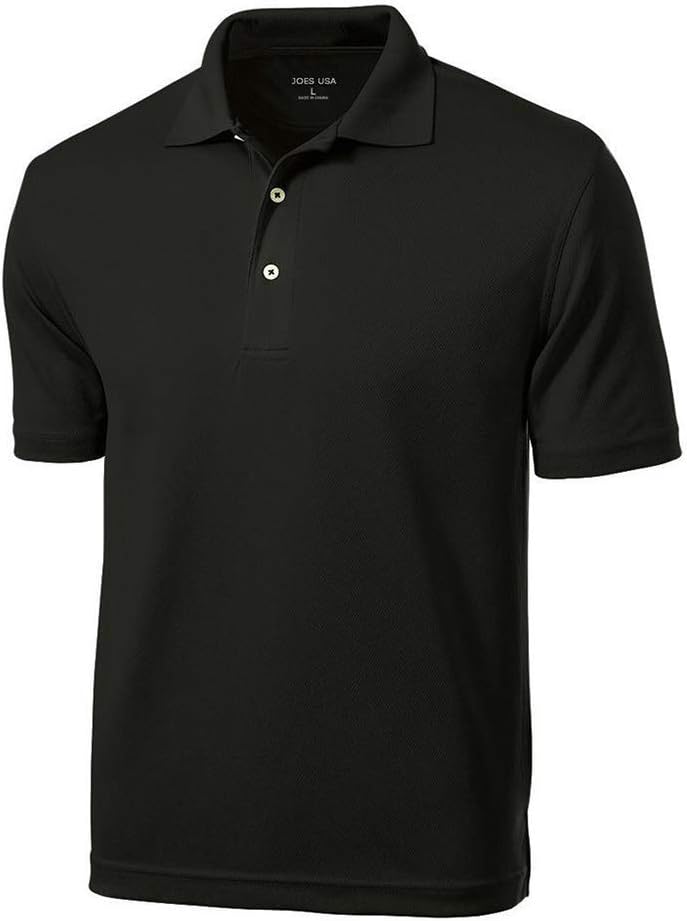 Men's Golf Polos - Dri-Mesh Moisture Wicking Golf Shirts in Regular, Big & Tall