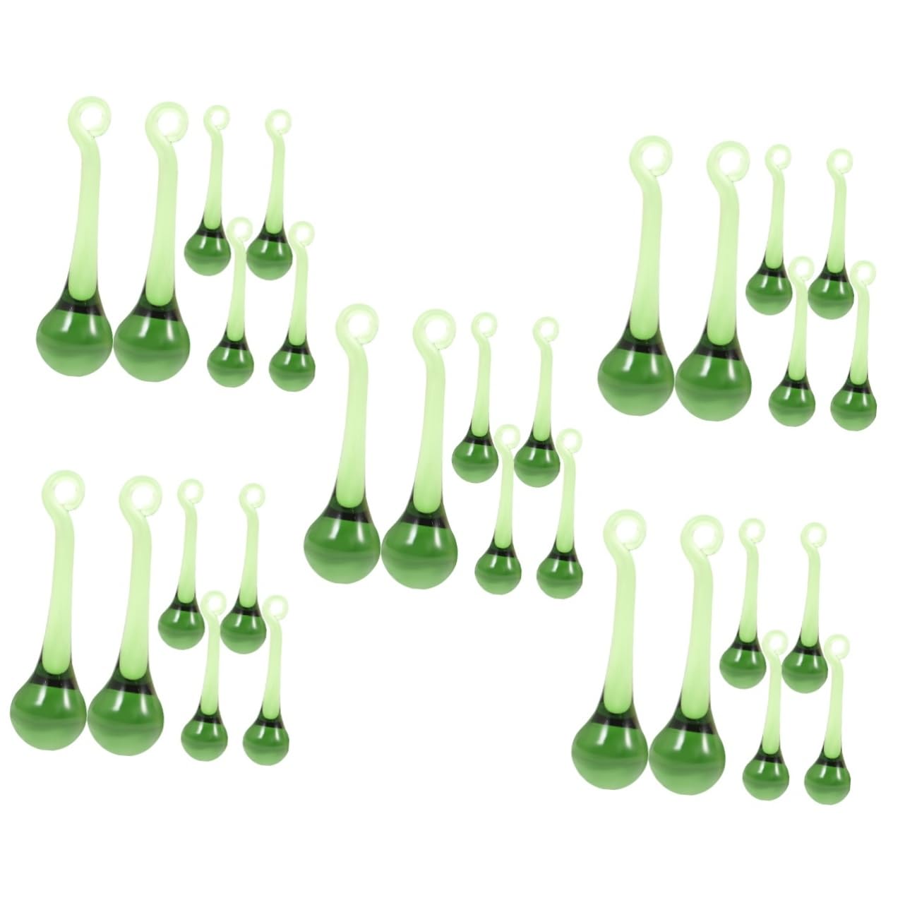 Pendentifs pour lustre HEMOTON suspension lumineuse cristal intérieur décoration 30 pièces