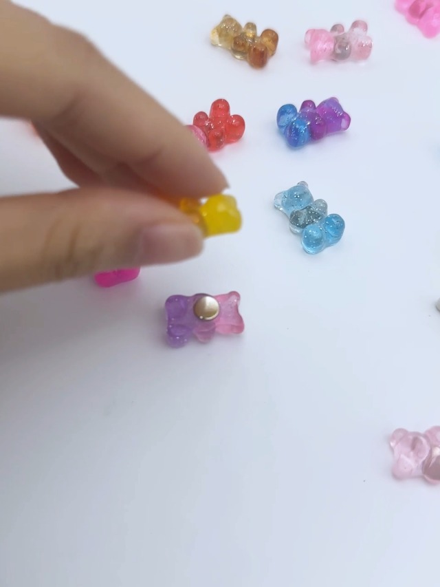 Imanes decorativos de osito caramelo 20 unidades miniatura 7