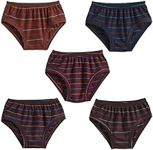 ESSA BabyCare Striped Briefs | Unisex Multicolor Underwear for Boys and Girls | Mid Rise | 100% Soft Cotton Fabric with Fun Striped Pattern