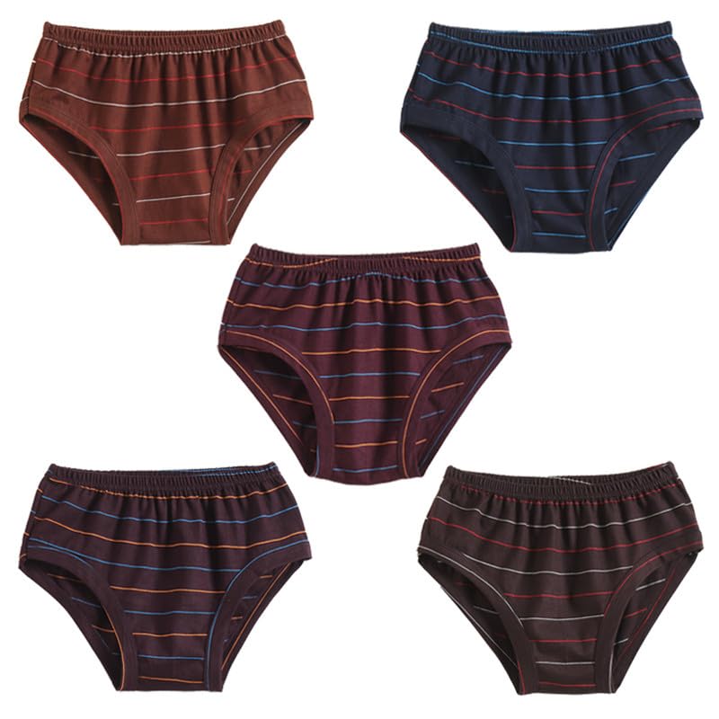 ESSA BabyCare Striped Briefs | Unisex Multicolor Underwear for Boys and Girls | Mid Rise | 100% Soft Cotton Fabric with Fu... - Review, Price and Buying Guide