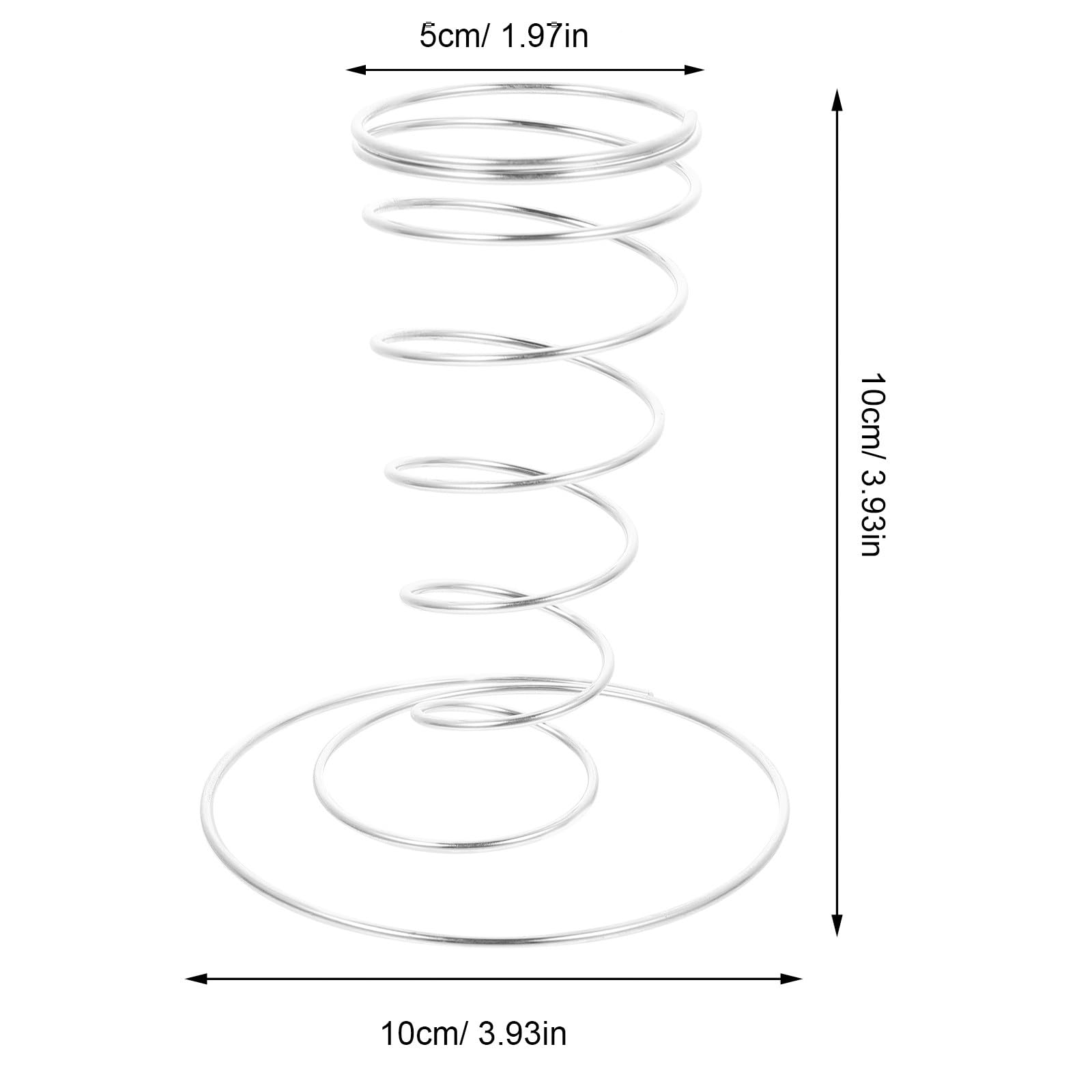 Générique Porte-Cône Inox 4 Unités, Support de Table pour Cornets de Glace, Adapté aux Mariages et Événements Gourmands