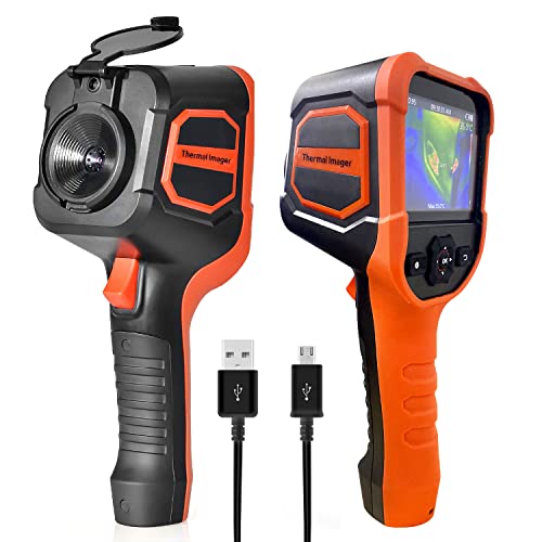 Cámara Térmica, Cámara Termográfica Infrarroja con resolución de 210 x 160 IR, 0,01~1,0 emisión ajustable Cámara Térmica Profesional - 20℃ ~ + 330℃, Cámara termográfica con pantalla a color de 3,5