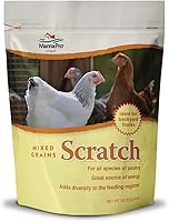 Manna Pro Ultimate Chicken Scratch Feed - Natural Non-GMO Multigrain Treat for Backyard Chickens, Ducks & Poultry, 10 lb Bag, USA Made