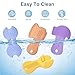 Baby Tool Teether Set, 4 Pack Silicone Textured Teething Toys for Boys 3–12 Months, Wrench Screwdriver Hammer Axe Chew Toys for Teething Relief, Newborn Infant & Toddler Baby Stuff