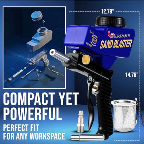 Soda Blaster, Sand Blaster, Professional Sandblasting Gun, Media Blaster