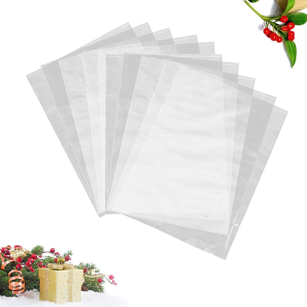 100Pcs Sacs D' Thermorétractables Transparents Feuilles de Film Rétractable PVC Pratiques pour Bouteilles de Bombe de Bain de