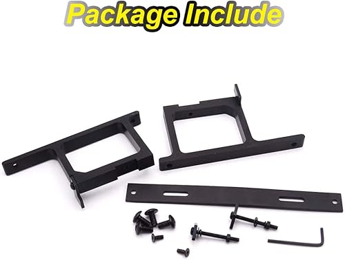 Miniatura 7 de Dasen Soporte de montaje para placa de matrícula delantera con rejilla inferior, extraíble, compatible con Ford Mustang Shelby GT350 2015-2021, sin