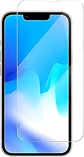 شاشة حماية بلاستيك شفافة ومضادة للصدمات متوافقة مع موبايل ايفون 13/13 برو (لا تغطي الإطار الأسود)