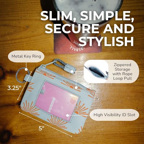 Image of KAVU Stirling Double Sided Slim Cotton Canvas Zip Wallet