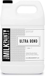 Real Milk Paint Ultra Bond Adhesion Promoter Bonding Primer for Painting Plastic, Shellac, Glass, Painted, Varnished Surfaces, No VOCs, 1 Gallon