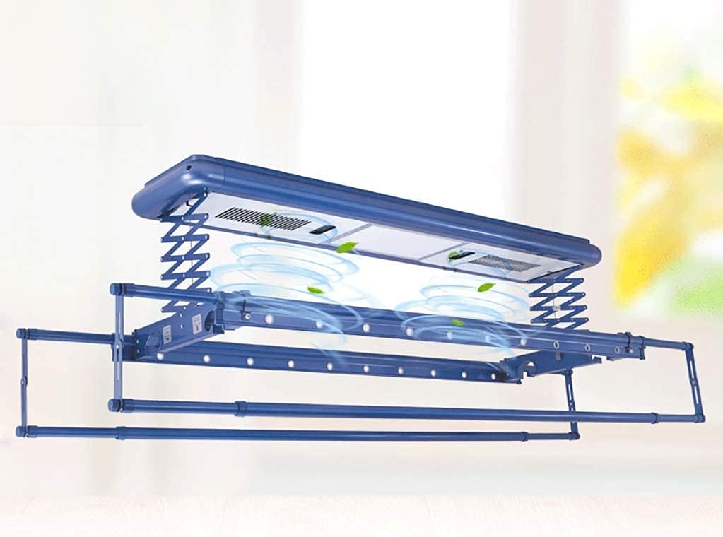 Clothes Rail Rack S,Automatic Lifting Multifunctional Electric Remote Control Drying Rack-30 Meters, Space-Saving Fold Drying Rack,Wall-Mounted Clothes Dryer,