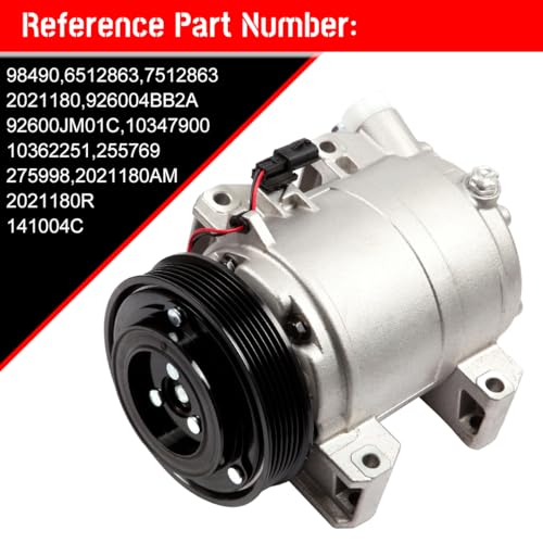 Image of CCIYU AC Compressor w /Clutch for Nissan for Rogue Select 2.5L 2014-2015
