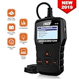 Función Completar: Nuestro THZY código del OBD II Error Tool está equipado con las siguientes FUNCIONES: identificar interesa sabre en el grupo de transmisión y datos de póster Disponibles para la herramienta de análisis actual; Muestra los datos congelados; Pantalla de error del archivo del tren motriz o DTC relacionado con las emisiones por código de la ONU. Almacenado en 5 dígitos identificador de fallas vierten; Se usa para borrar los DTC y el congelamiento de datos; Muestra los resultados d