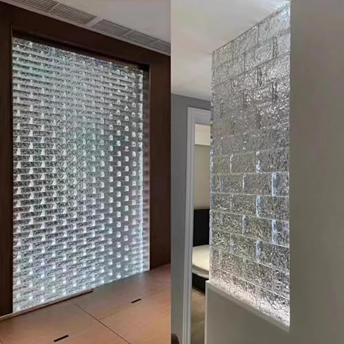 Blocs de verre isolants contre le bruit pour cloison de separation transparente - 7