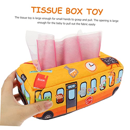 Foytoki Baby Toy 5 Sets Tissue Box Toy Baby Tissue Box Fuzzy Scarf Toddler Toy Baby Tissue Box Toy Infant Hand Exerciser Montessori Toys For Montessori Toys For Infant Tissue Box Toy Kids Toys #TOP3