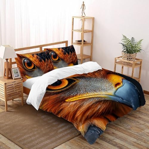 Housse de couette Animaux 3D microfibre de qualité supérieure 260x220cm
