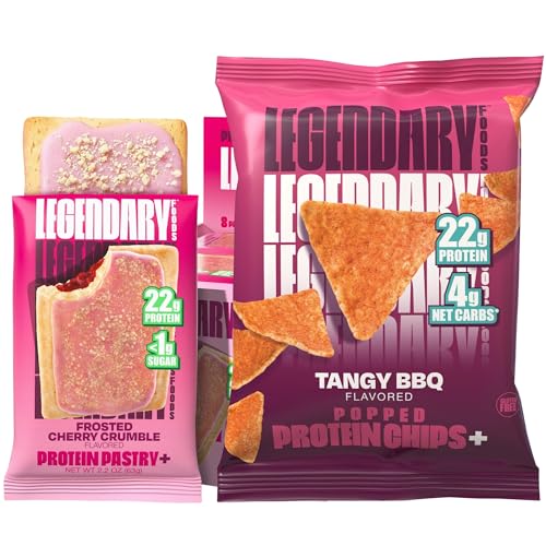 Legendary Foods High Protein Snack Bundle 18 Count - Cherry