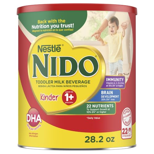 Nido NESTLE Kinder 1+ Powdered Milk Beverage 1.76 lb. Canister