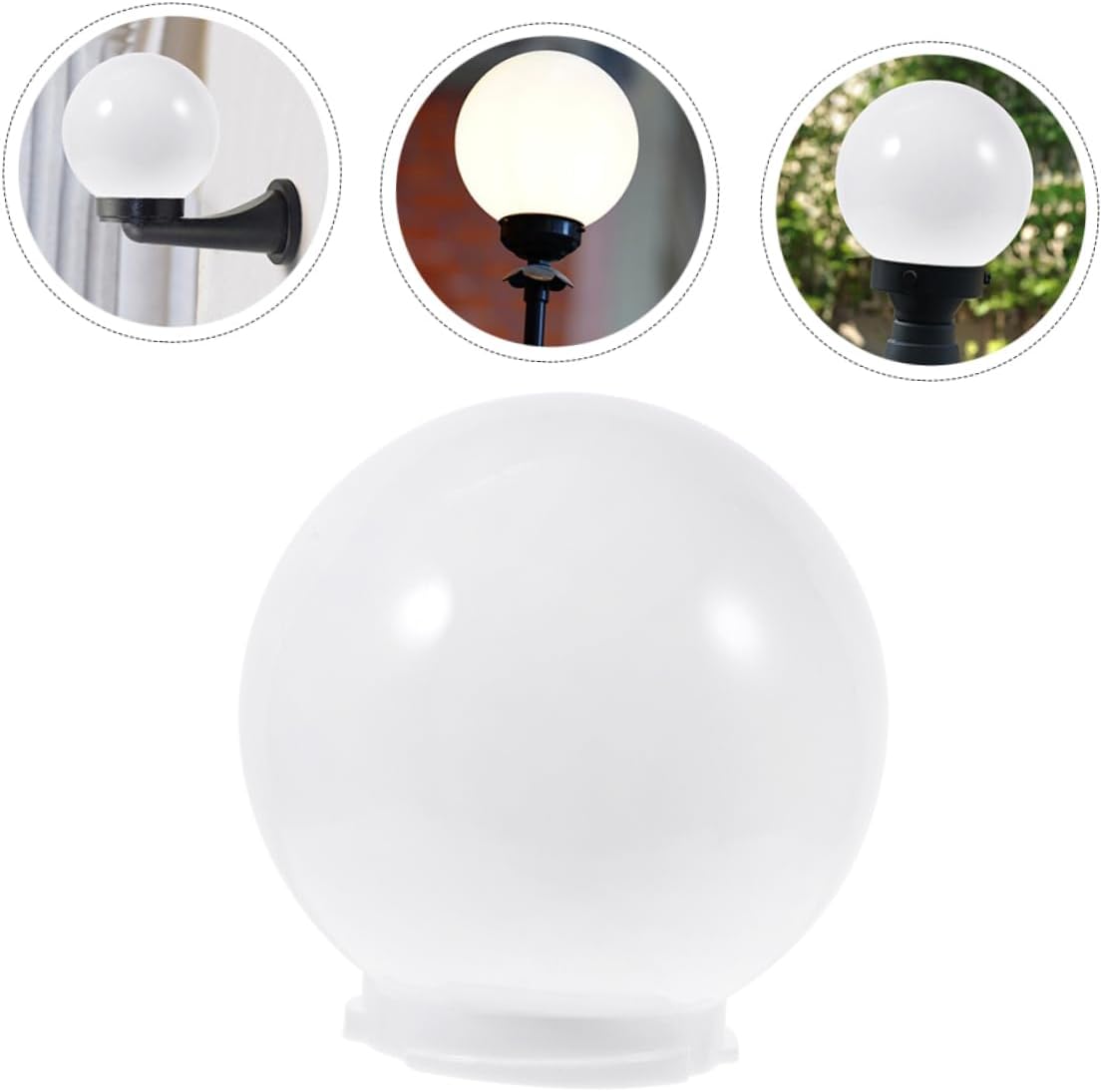 Globe Lamp Shade Replacement for Wall Lamp Light Cover Outdoor Light Fixture Decorative