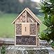 CKB LTD Großes Insektenhotel aus natürlicher Holzrinde, für Bienen, Marienkäfer, Schmetterlingshaus, Holz, Außenunterstand, Gartennest, Garten, Haus, Outdoor-Lebensraum, groß, 30 x 10 x 39 cm