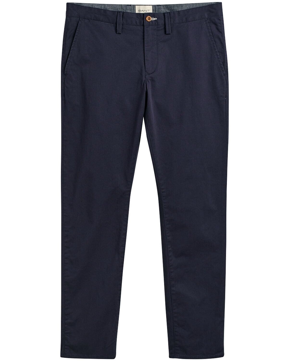 Gant Men's  Navy Slim Twill Chinos in Size 32 32, BrandAlley