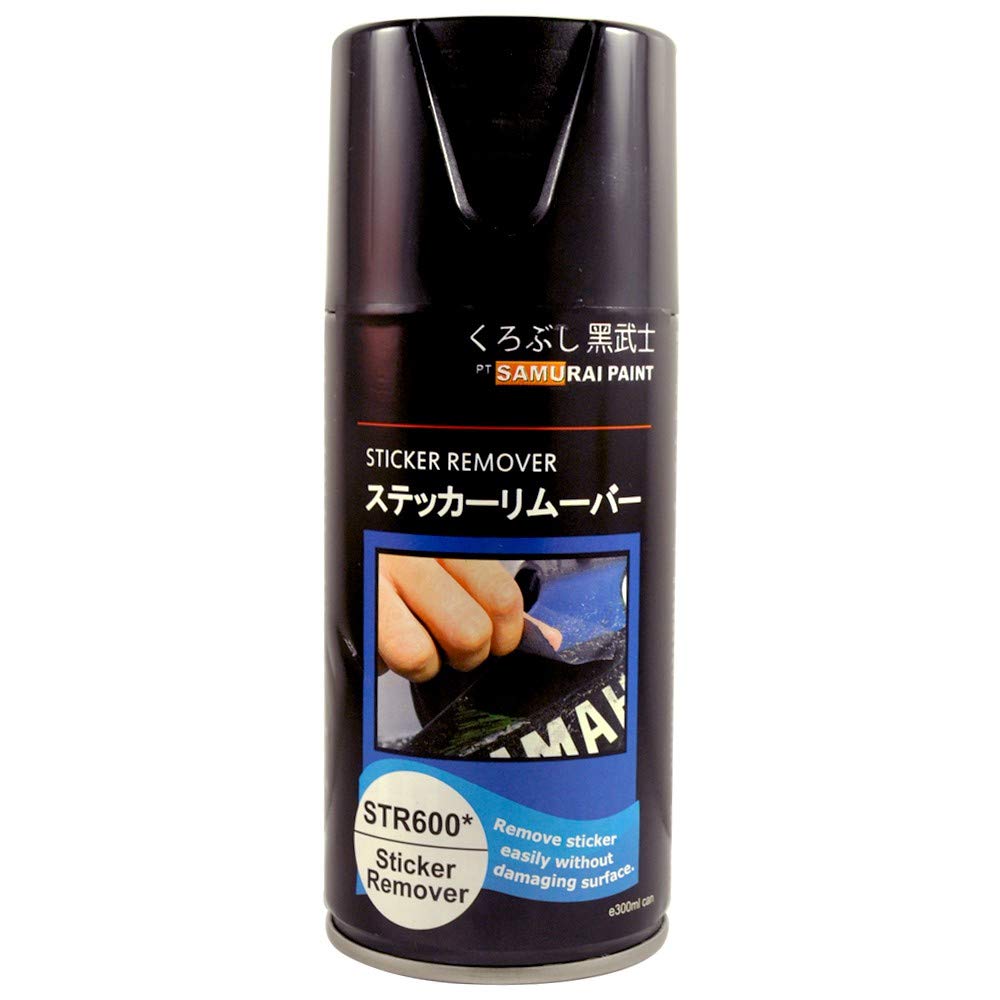 SAMURAI KUROBUSHI Spray Paint 1K 1Star Remover #STR600*- Sticker Remover (D-I-Y Do It Yourself)- 300ml
