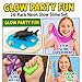 Playbees Glow in The Dark Slime – 6 Pack Neon Party Favors for Kids, Sensory Toy for Boys & Girls Ages 5+, Non-Toxic, Stretchy, Gooey Fun – Birthday, Halloween, Classroom & Treat Bags