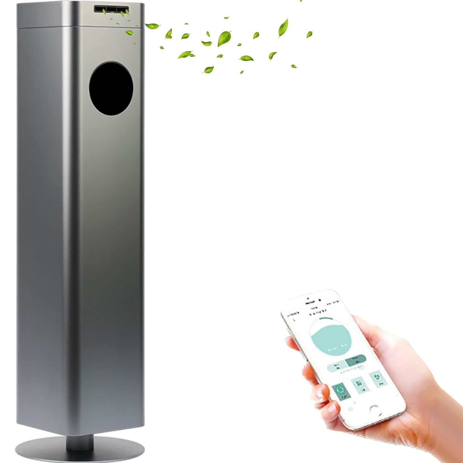 Bezwodny dyfuzor zapachowy, stojąca maszyna zapachowa 1500 ml z wyświetlaczem LED, 3 tryby połączenia, pokrywa 2500-4000 m³, inteligentny Bluetooth do hotelu, biura, domu