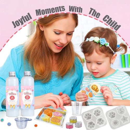 Wesfen Mini Squishy Kit Easy-to-Use Squishy Kit - 1:1 AB Liquid Silicone, Taba Squishy Kit (mini) by Wesfen - Image 6
