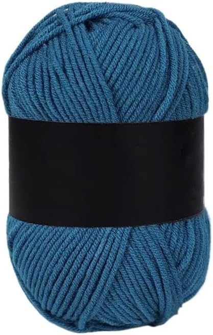 Cotton Yarn for Crocheting 5 Rolls 50g 4-Ply Blended Medium Knitting(43)